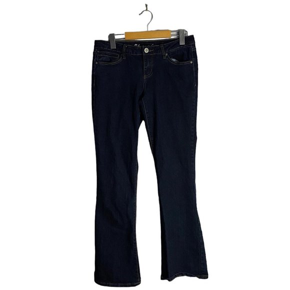 Bluenotes Women's Paris Low-Rise Bootcut Denim Jeans - Picture 1 of 8